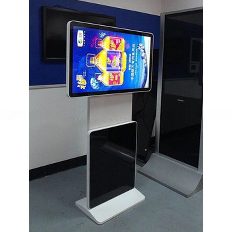 32" inch floor stand rotating LED monitor digital wifi AD totem signage player display