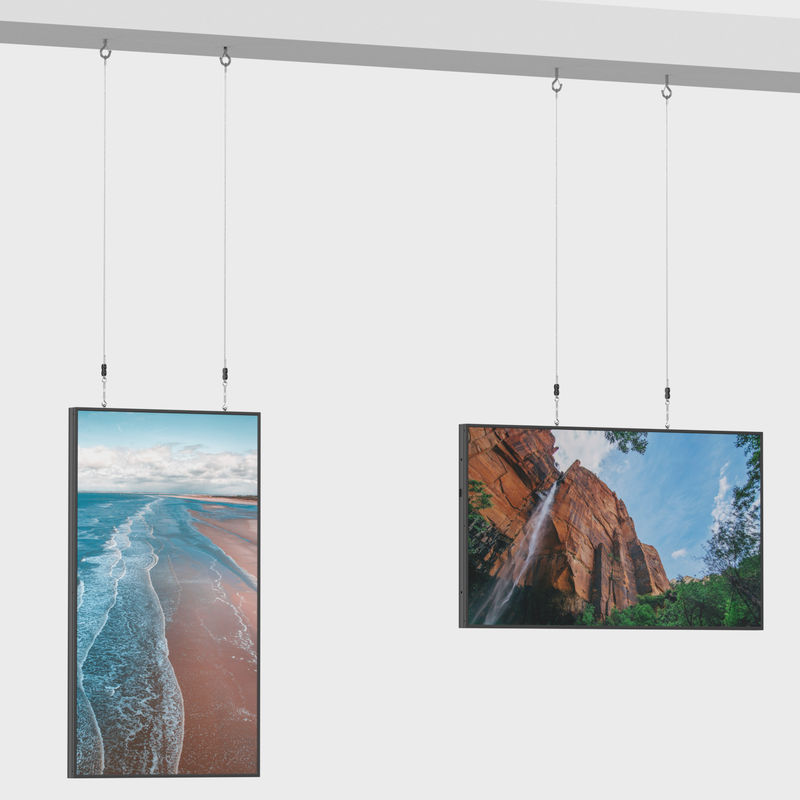 Ultra High Brightness 43 Inch 12mm Border Window LCD Advertising Display