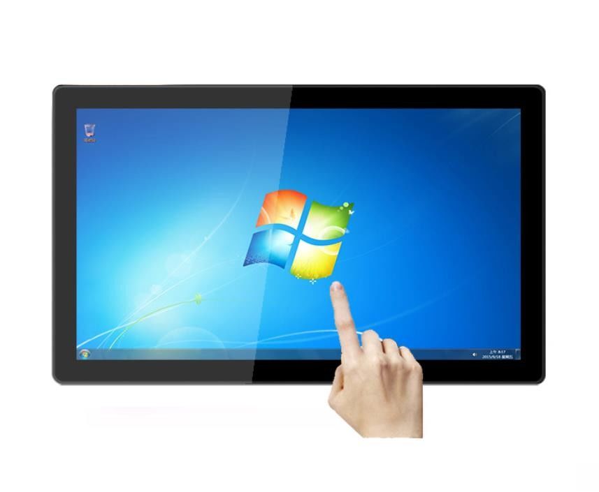Industrial Wall Mounted Integrated 23.6 Inch LCD LED USB Touch Screen Monitor Display