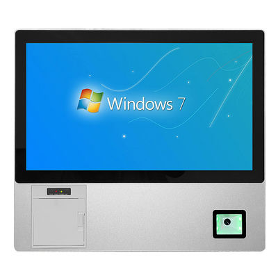 Rugged 18.5 Inch 21.5 Inch LED Touch Screen Panel PC All In One Computer Station With QR Scanner And Printer