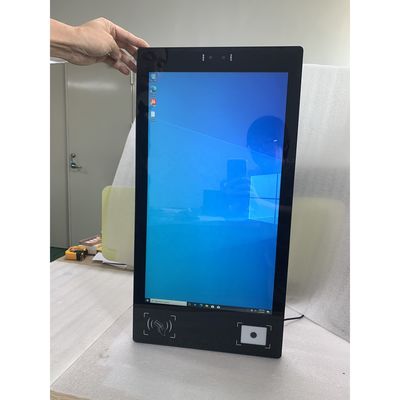 Self Service Terminal Kiosk 18.5 Inch 19inch Industrial Panel PC Touch Screen With Webcam RFID Reader QR Scanner