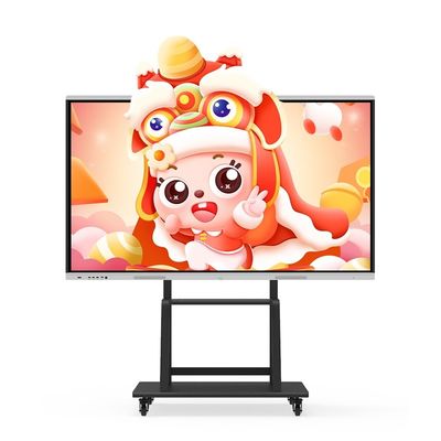 4K UHD 65 Inch Wall All-In-One Touchscreen Interactive Whiteboard Panel