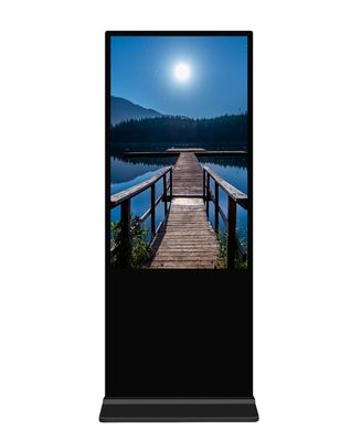 Floor Stand 55 Inch LCD Screen Android Monitor For Digital AD Signage Display