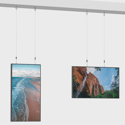 Ultra High Brightness 43 Inch 12mm Border Window LCD Advertising Display